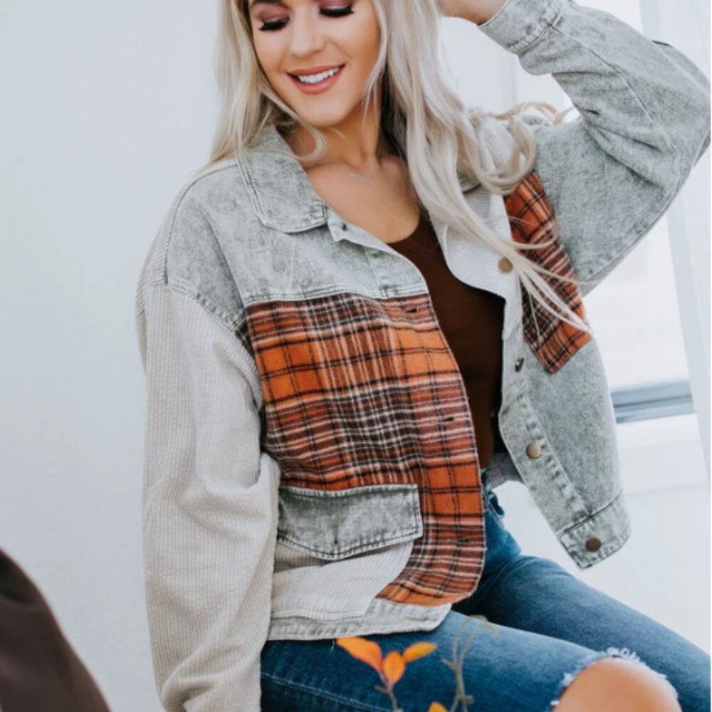 Oli & Halie Patchwork Denim Jacket - image 4